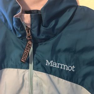 Marmot fleece lined windbreaker